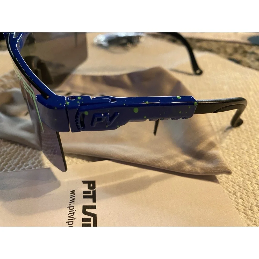 Authentic Pit Viper The Leonardo Polarized Sunglasses, New With Case